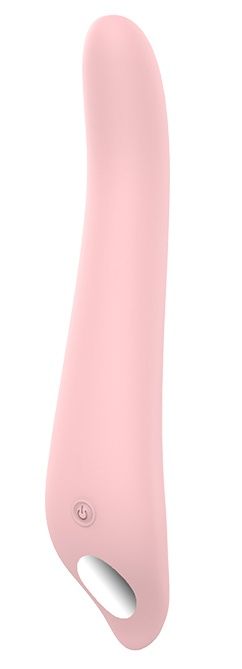 Нежно-розовый вибромассажер Shaking Sensation - 18 см.